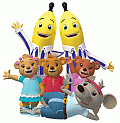 Bananas in pyjamas coloring pages