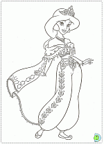 Aladdin_Jasmine-coloringPage-002