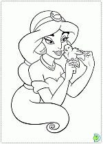 Aladdin_Jasmine-coloringPage-010