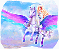 Barbie and the magic of Pegasus coloring pages for kids