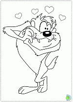coloring-Taz-Tasmanian_Devil-01