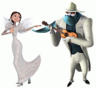 A Monster in Paris coloring book