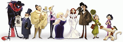 A Monster in Paris printable coloring pages